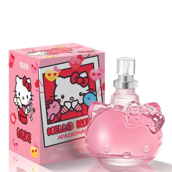 Colônia Hello Kitty Apaixonada Jequiti 25ml