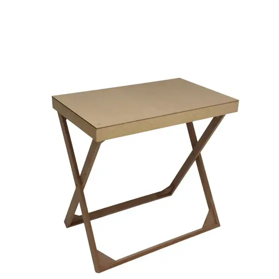 Mesa Retangular Cavalete Mdf Cenario Decorativo Festa
