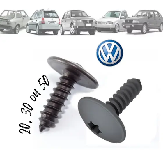 Kit 20, 30 ou 50 Parafusos Torx Fixação Parabarro Volkswagen Vários