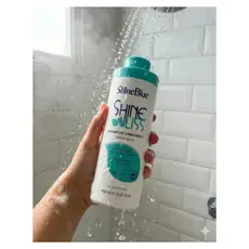 Shampoo Shine Blue Liss Selagem Orgânica Limpeza Suave 450ml