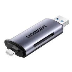 UGREEN Leitor de Cartões USB 3.0 e Type-C p/ SD TF MicroSD Adaptador PC Notebook Laptop