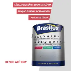 Fundo para Galvanizados Branco Galvbras 900ml Brasilux