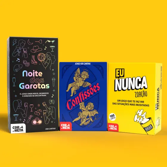 Combo Noite da Fofoca - Perfeito para jantas com amigas, encontros e noites de zoeira com a galera