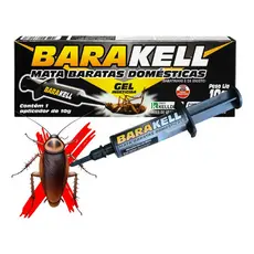 2 Gel Mata Baratas Inseticida Barakell 10g Seringa