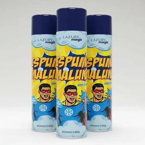 Spray de Neve Espuma Maluka 400ml Festa Carnaval Aniversário Diversão