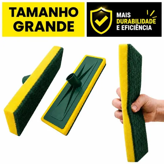 Rodo abrasivo lava azulejo esponja piso limpeza pesada rodo esfregões limpa chão manual mop sem cabo PROMOÇÃO