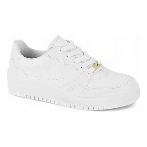 Tenis Vizzano Feminino Casual Original Branco Plataforma
