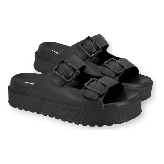 Chinelo Feminino Moleca Plataforma Nuvem Confortável