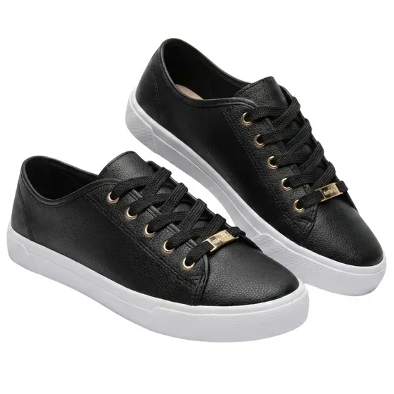 Tênis Moleca Feminino Casual Elegante Com Cadarço