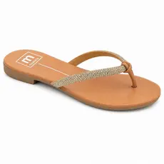 Sandália Rasteirinha Chinelo Plana Moleca Nude Elegante e Versátil