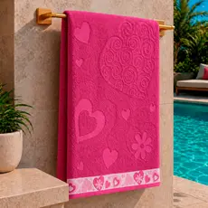 Toalha Estampada Gigante 76 cm x 1,50 cm 100% algodão Ultra Soft.