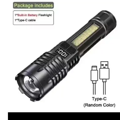 LANTERNA TÁTICA LED ULTRA POTENTE 1000 LÚMENS