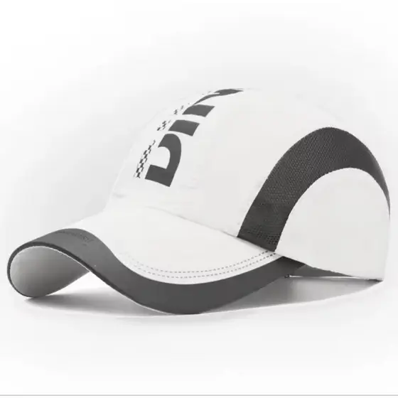 BONÉ PREMIUM 5 PANEL CINZA & PRETO | SECAGEM RÁPIDA + PROTEÇÃO SOLAR
