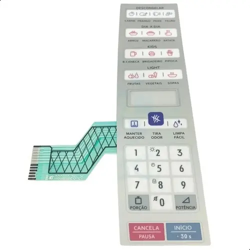 Membrana Electrolux Meo44 Dupla Face Teclado De Microondas