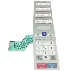 Membrana Electrolux Meo44 Dupla Face Teclado De Microondas