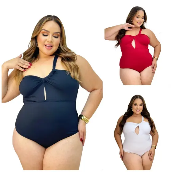Body Maiô Plus Size Alça Única