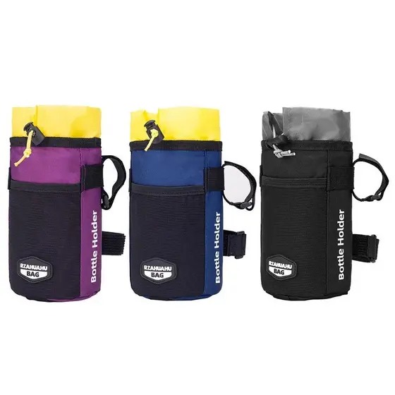 Saco De Bicicleta Ciclismo Garrafa De Água Transportadora Bolsa MTB Chaleira Guiador Equitação Acessórios