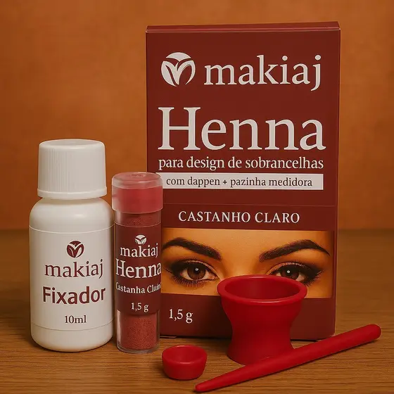 Henna Sobrancelhas Makiaj Alto Rendimento E Fixação Rena