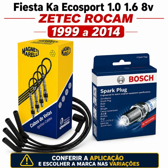 Cabo+Vela Fiesta Ka Ecosport 1.0 1.6 8v Zetec Rocam