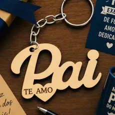 Kit PALAVRA PAI COM CORAÇÃO, para escola, decoração, dia dos pais, lembrancinhas MDF