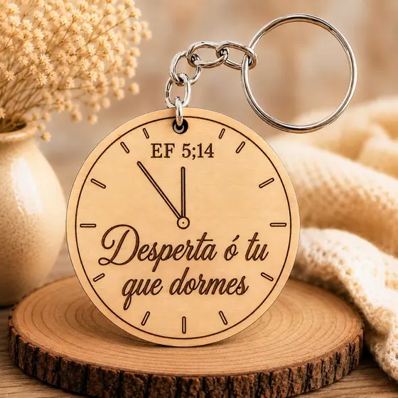 Kit RELÓGIO DESPERTA Ó TU QUE DORMES, EM MDF, DECORAÇÃOP, FESTA, IGREJA