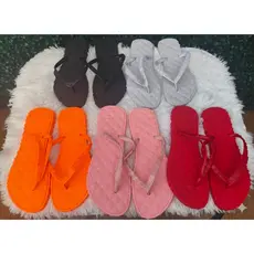 Chinelo Feminino Conforto Acolchoado | Sandália Antiderrapante Macia Verão Tendência Cores Vibrantes