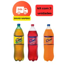 Refrigerante CINI Mix 6L |Framboesa, Abacaxi e Laranja festa lembrancinha cozinha verdadeira garrafa