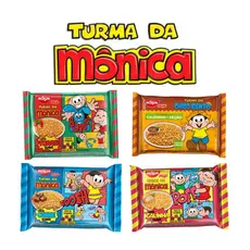 kit caixa Nissin Lamen Miojo Turma Da Mônica 8 Unidades - 2 unidades de cada sabor