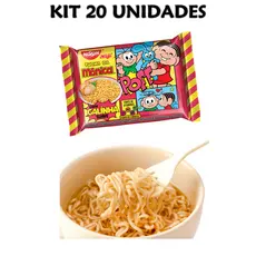 Caixa Nissin Lamen Miojo Turma Da Mônica Galinha Suave 20 Unidades