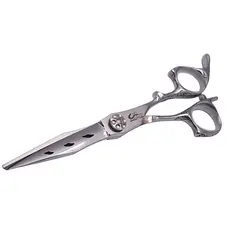 Tesoura Umi Profissional Premium com Acabamento Trabalhado Para Barbeiro/Cabeleireiro