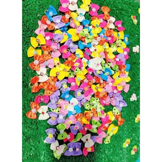 Mini laço pet 2cm ( 40 unidades) 20 pares