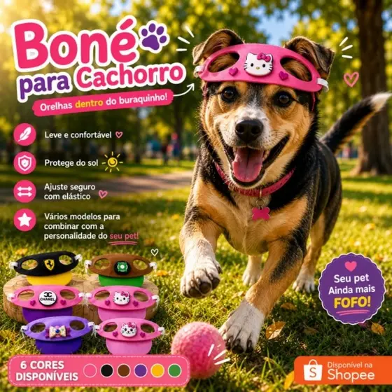 Boné PET EVA ( 10 Unidades)