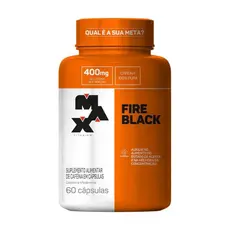Fire Black Max Titanium Cafeína com 60 cápsulas