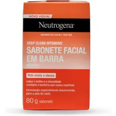 Sabonete Facial Em Barra Neutrogena Deep Clean Intensive Com 80g