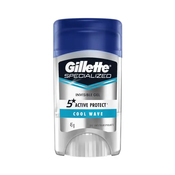 Desodorante Antitranspirante Gillette Em Gel Cool Wave Invisible Gel Com 45g
