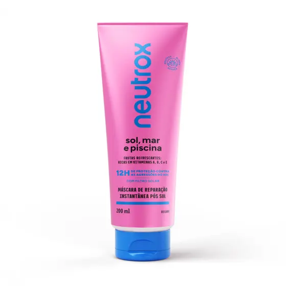 Máscara De Reparação Instantânea Neutrox Sol, Mar E Piscina Com 200ml