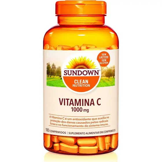 Suplemento Alimentar Sundown Vitamina C 1000mg Com 180 Cápsulas