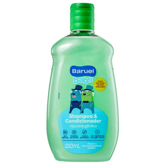 Shampoo 2 em 1 Baruel Baby 210ml