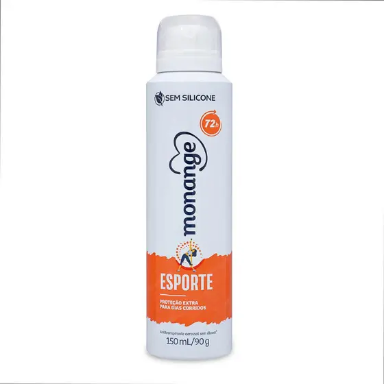 Desodorante Antitranspirante Monange Aerossol Esporte Feminino Com 150ml