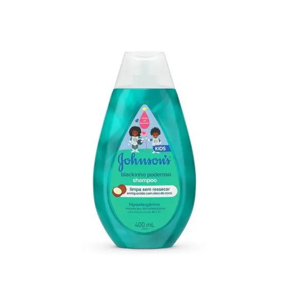 Shampoo Infantil Johnson's Baby Blackinho Poderoso Com 200ml