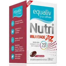 Suplemento Vitamínico Nutri Imunidade AZ Equaliv Com 30 Cápsula Em Gel