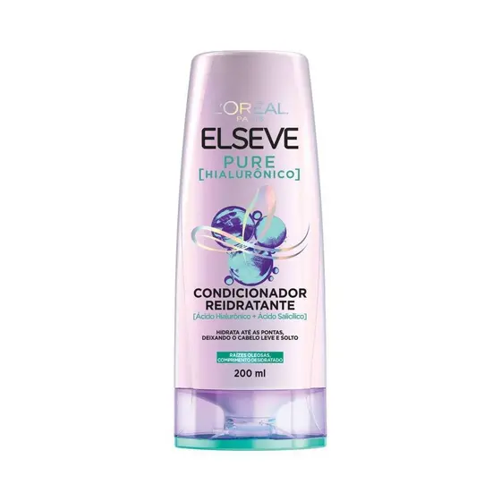 Condicionador L oreal Paris Elseve Pure Hialuronico 200ml