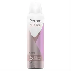 Desodorante Antitranspirante Rexona Clinical Aerossol Extra Dry 96h Com 150ml