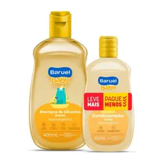 Kit Shampoo 400ml + Condicionador 210ml Baruel Baby Suave