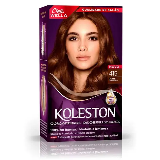 Tinta De Cabelo Koleston Creme Noites Iluminadas 415 Crepúsculo
