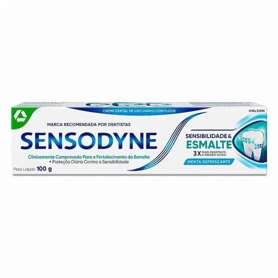 Creme Dental Sensodyne Sensibilidade&Esmalte Sabor Menta Com 100g