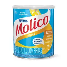 Leite Pó Desnatado Molico Fibras Lata 260g