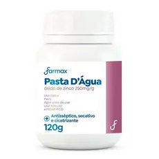 Pasta D'Água Com Glicerina Pote Farmax 120g