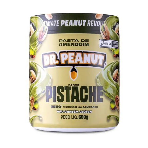 Pasta de Amendoim Dr. Peanut Sabor Pistache 600g