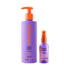 Kit Leave-In 200ml + Óleo Finalizador 45ml Neutrox Nutre Óleos